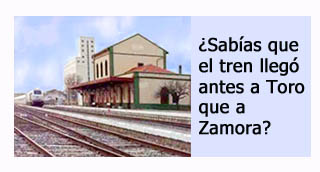 "Primera linea de tren a Toro "